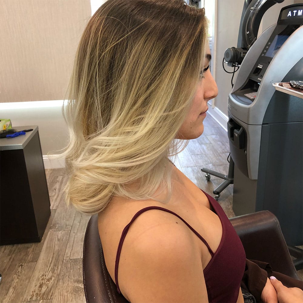 happy client from elmsford at numi hair salon in scarsdale