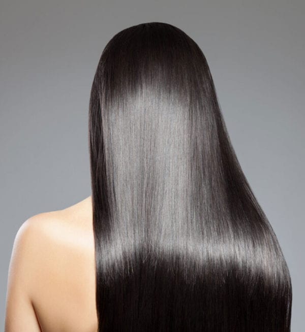 Fine hair keratin express treatment results at Numi Hair Salon