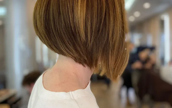 Angled Bob Haircut For Ladies and Women