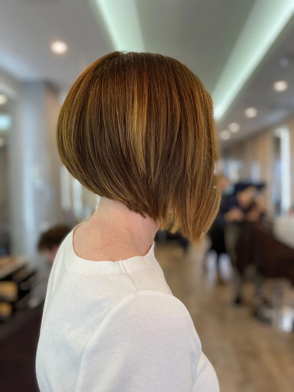 Angled Bob Haircut For Ladies and Women