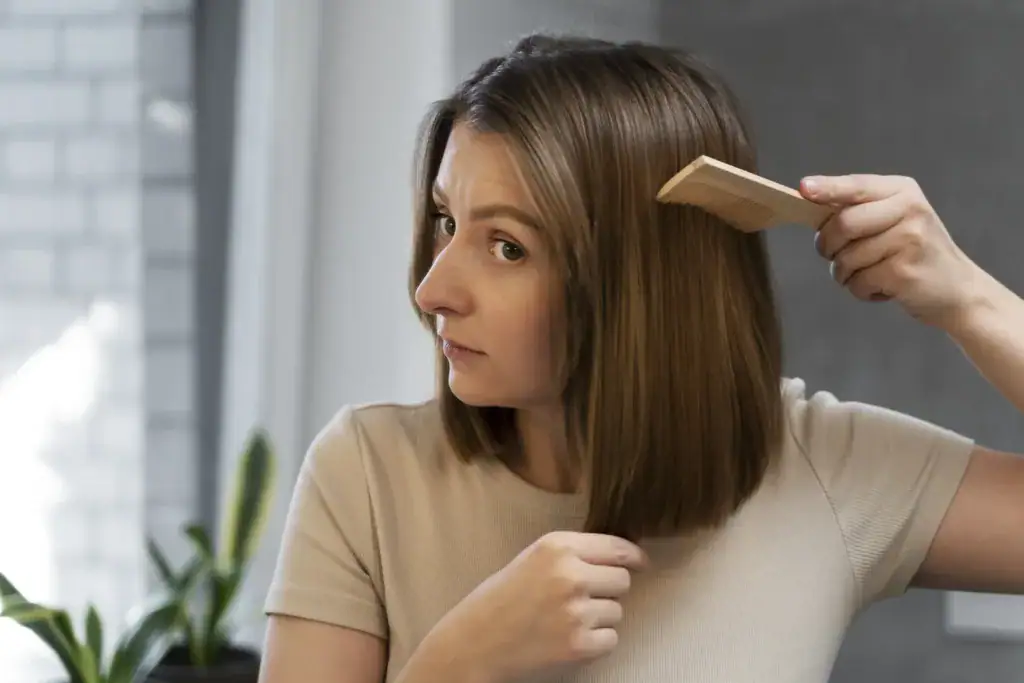 A flattering cut and bond treatment that make thinning hair look fuller while diet changes take effect
