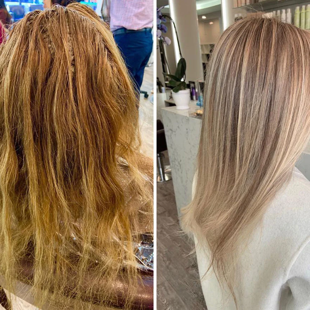 Keratin treatment wavy hair before and after hotsell