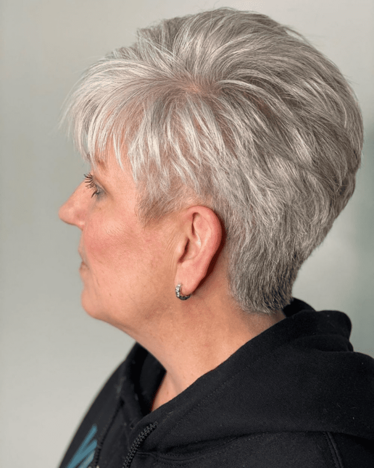 Short Pixie Cut For Older Women