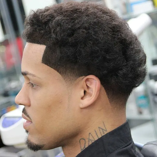 Taper Fade Curly Hair