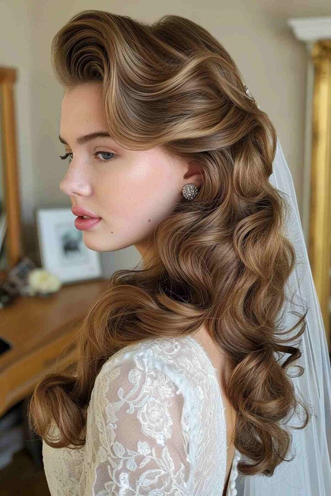 Side Swept Curls