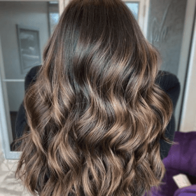Rich brunette espresso tone hair color for clients near White Plains, NY