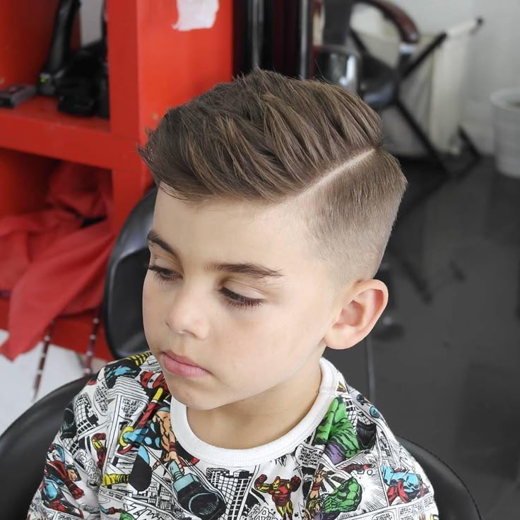 Fade with Side Part