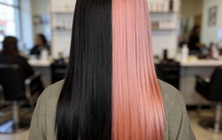 keratin treated hair