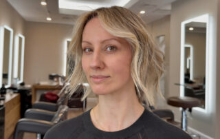 Short textured bob from Numi Hair Salon