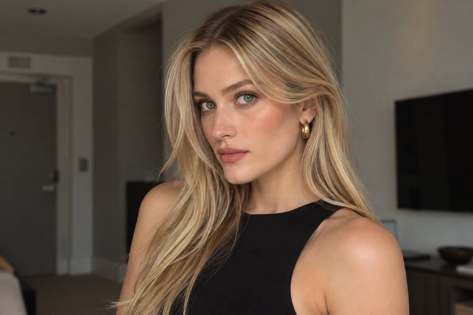 Glossy healthy hair with high shine and seamless color, a 2027 hair trend at Numi Hair Salon in Westchester NY