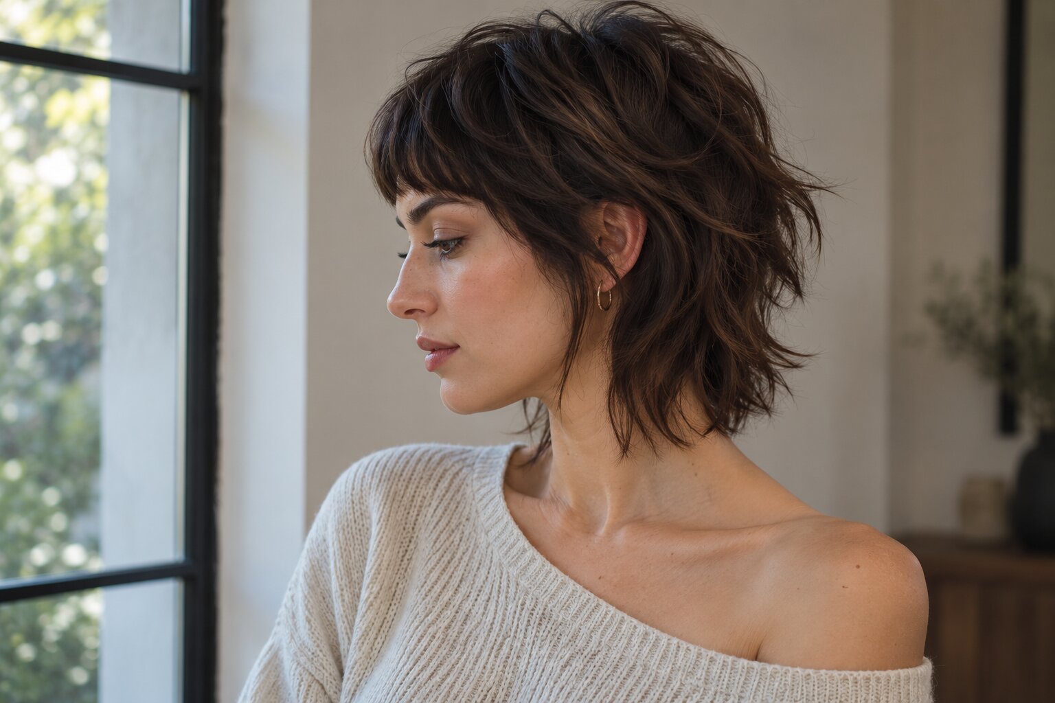 Soft mullet with blended layers and longer length at the back, a 2027 hair trend at Numi Hair Salon in Scarsdale NY