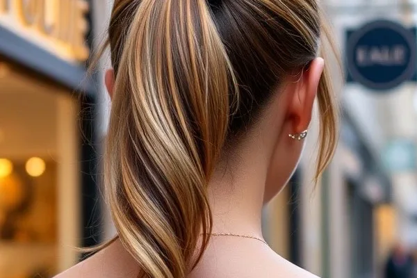 sleek-polish-ponytails